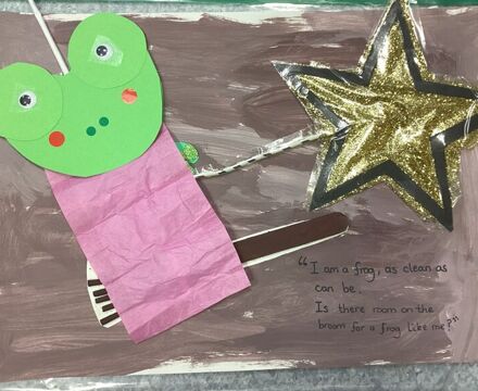 Frog, tongue and bird Sarah Jacobs